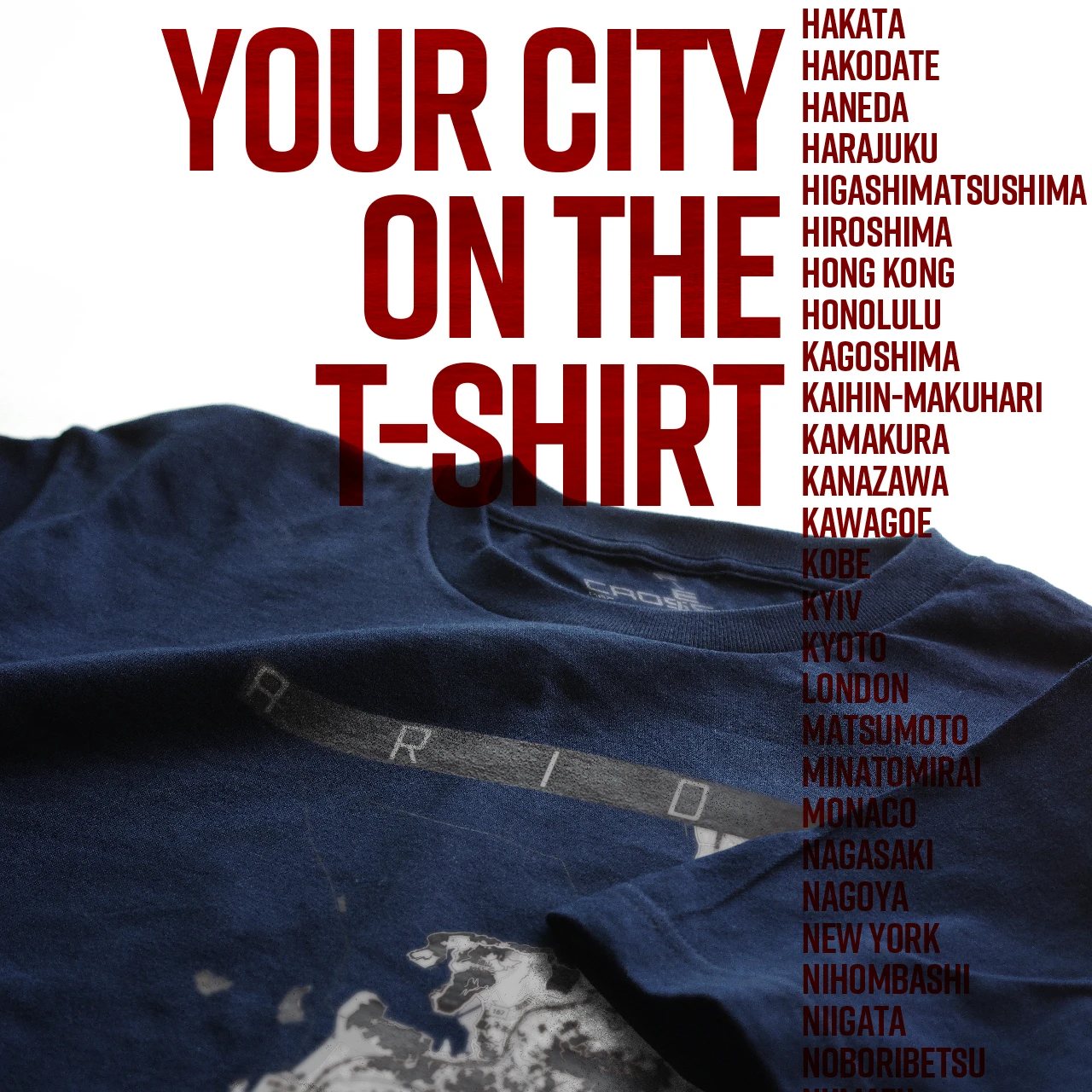 Your City on the T-shirt