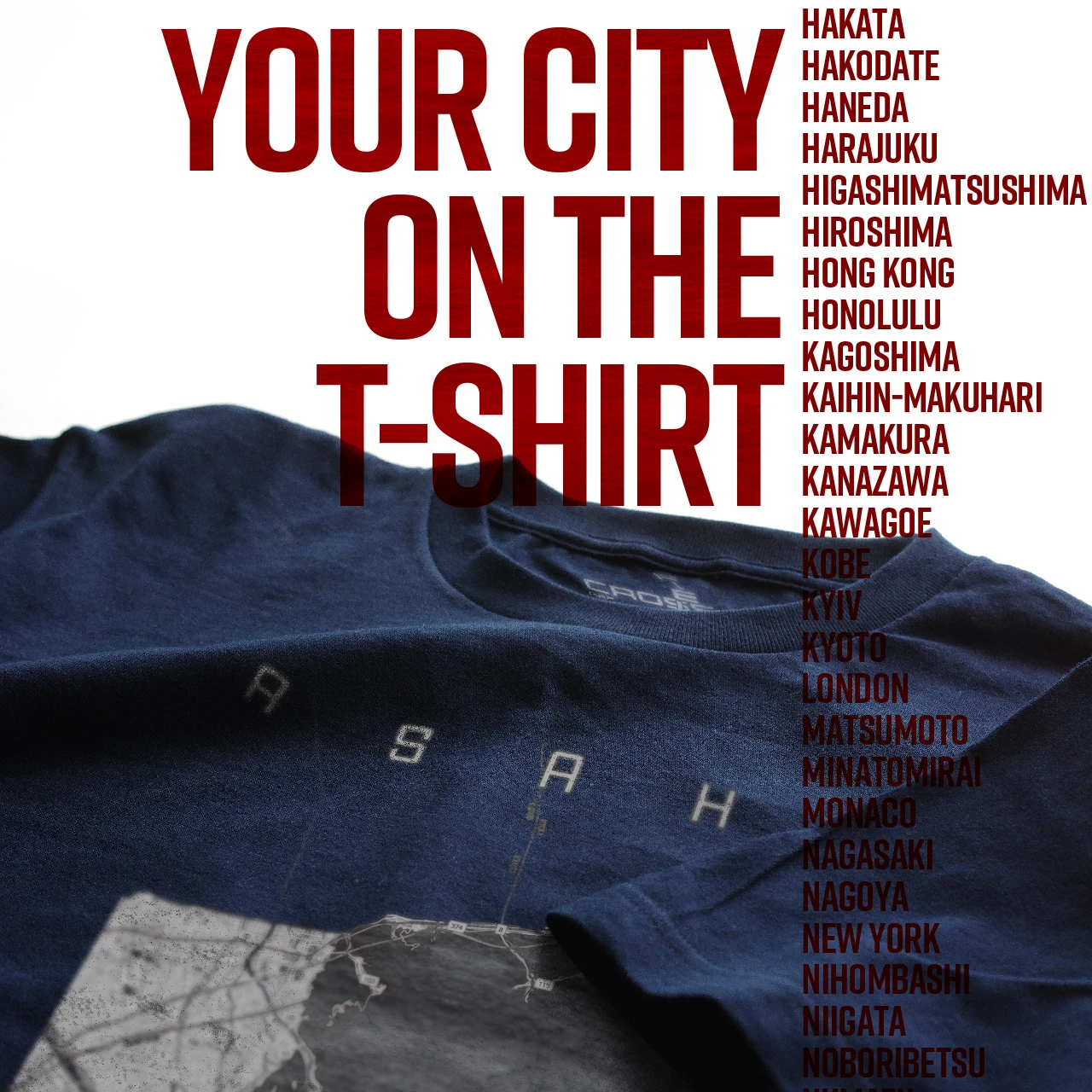 Your City on the T-shirt