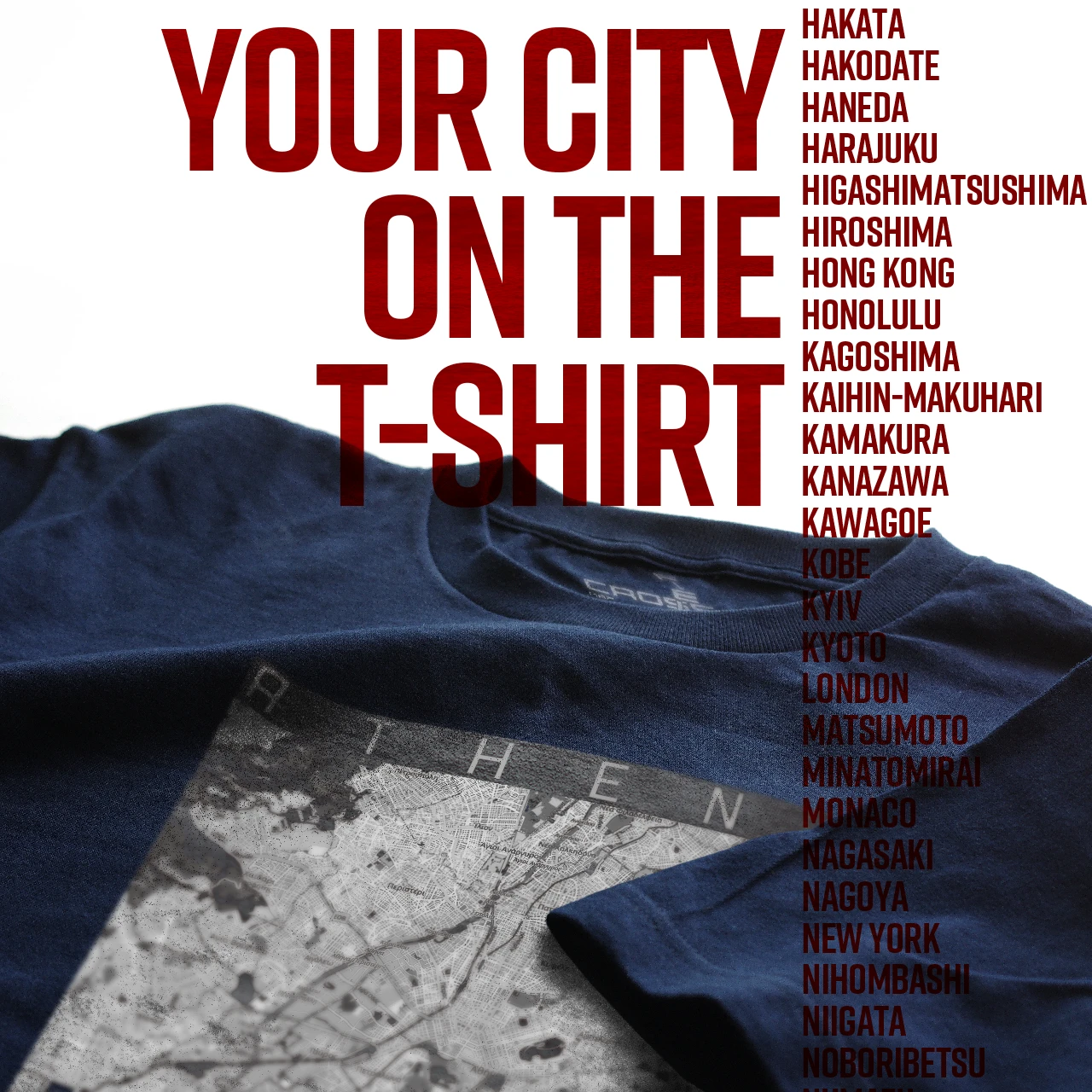 Your City on the T-shirt