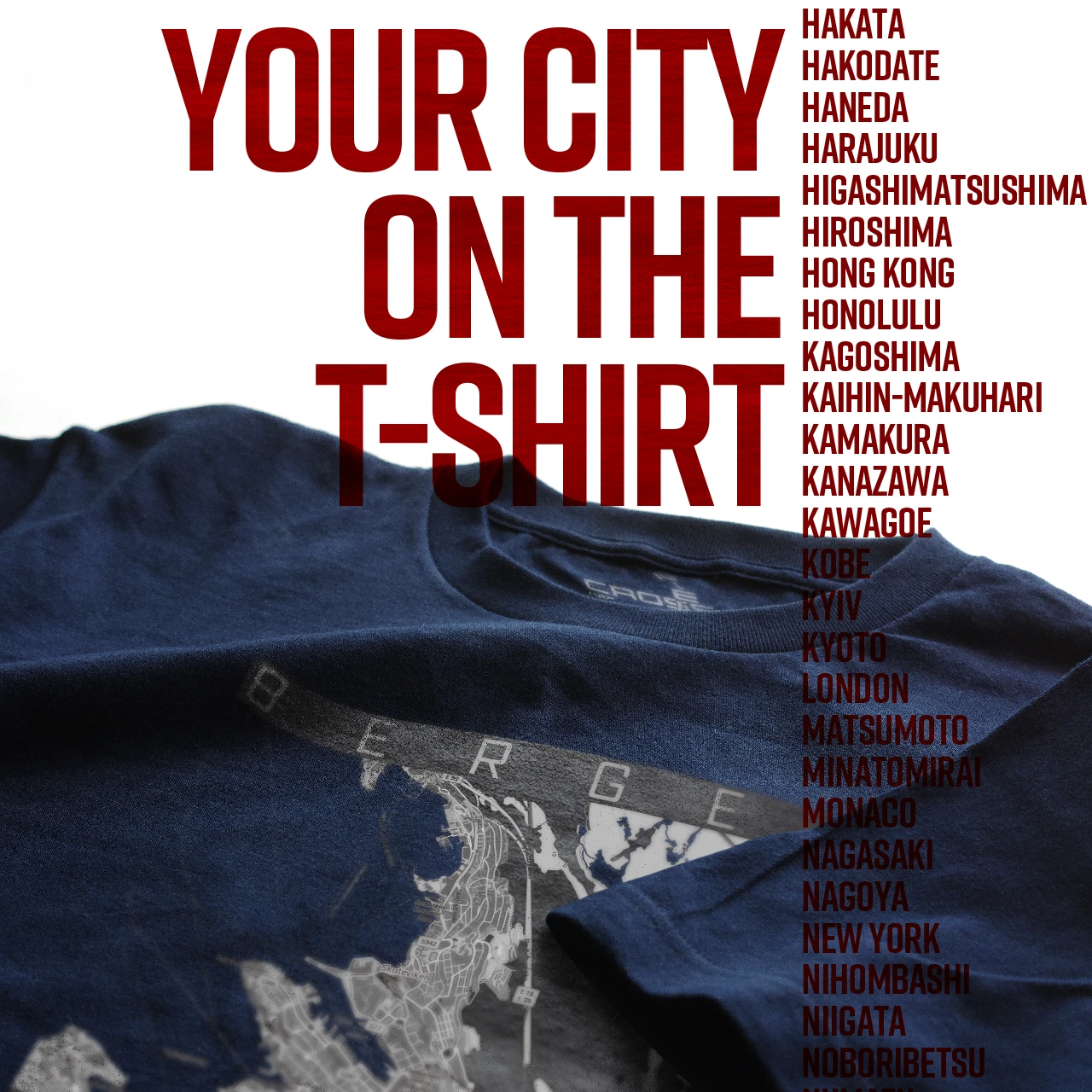 Your City on the T-shirt