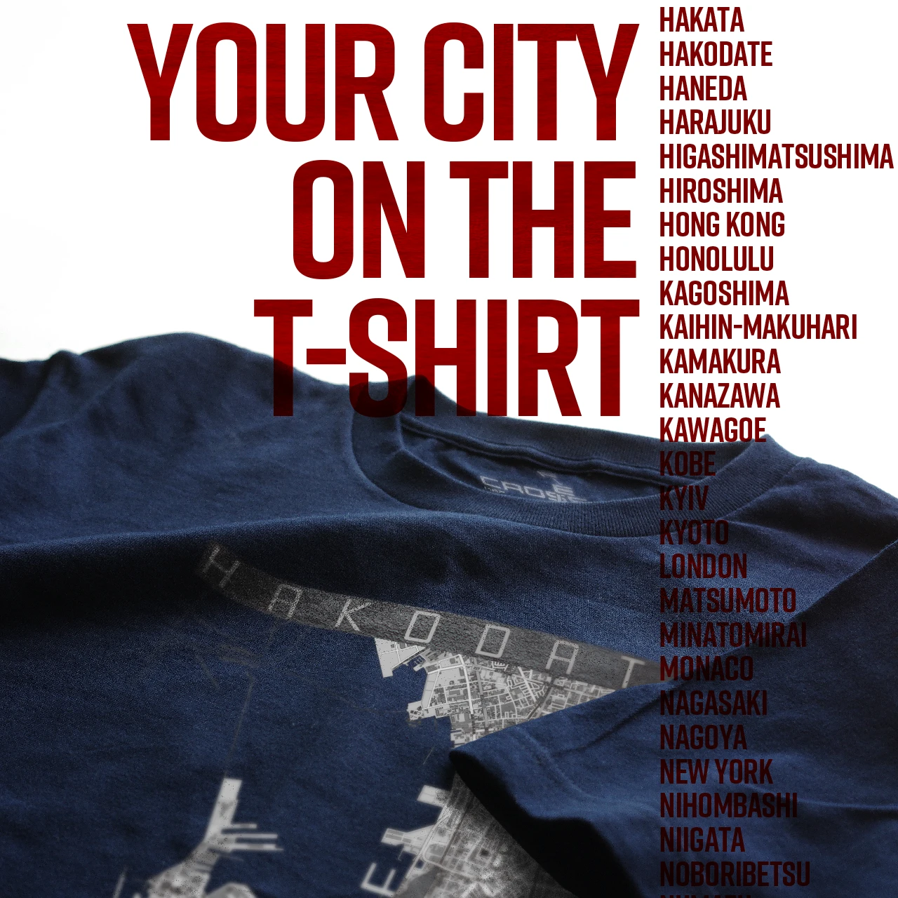 Your City on the T-shirt