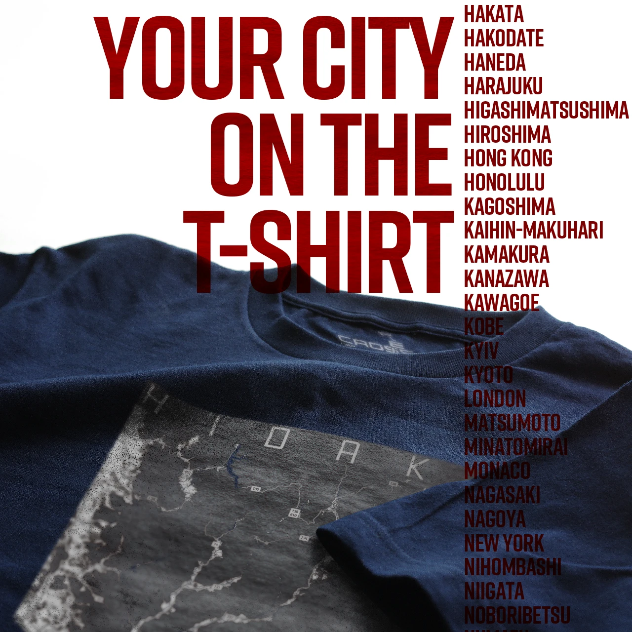 Your City on the T-shirt