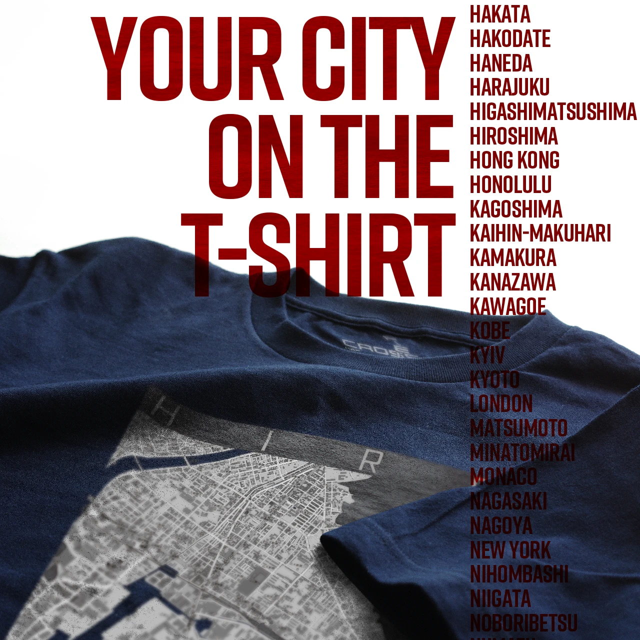 Your City on the T-shirt