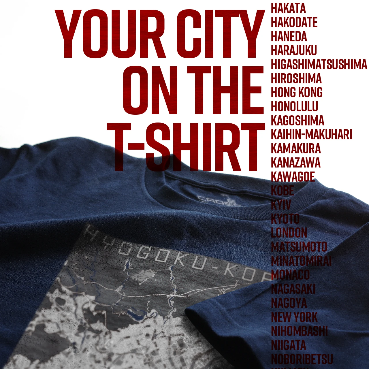 Your City on the T-shirt