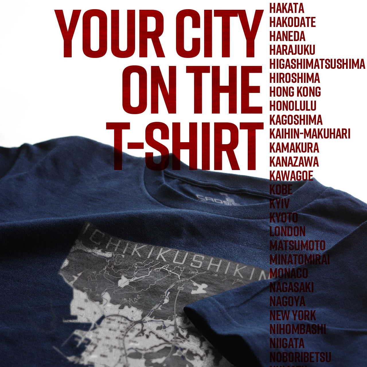 Your City on the T-shirt