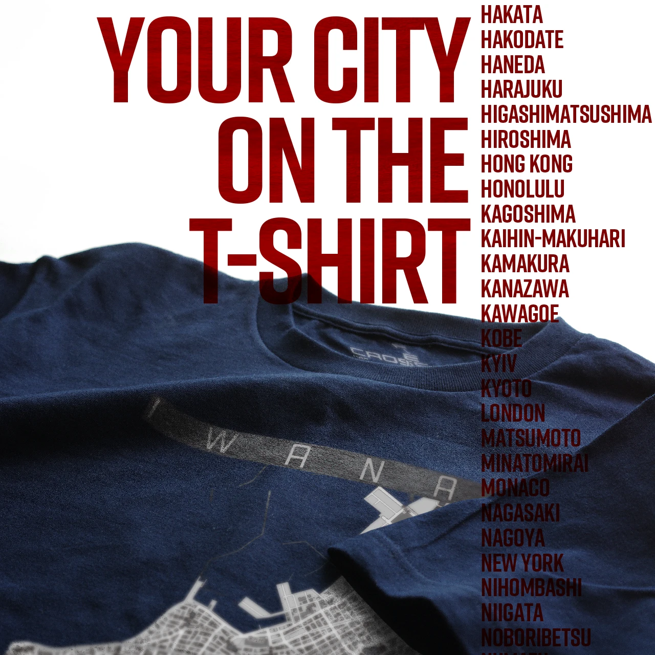 Your City on the T-shirt