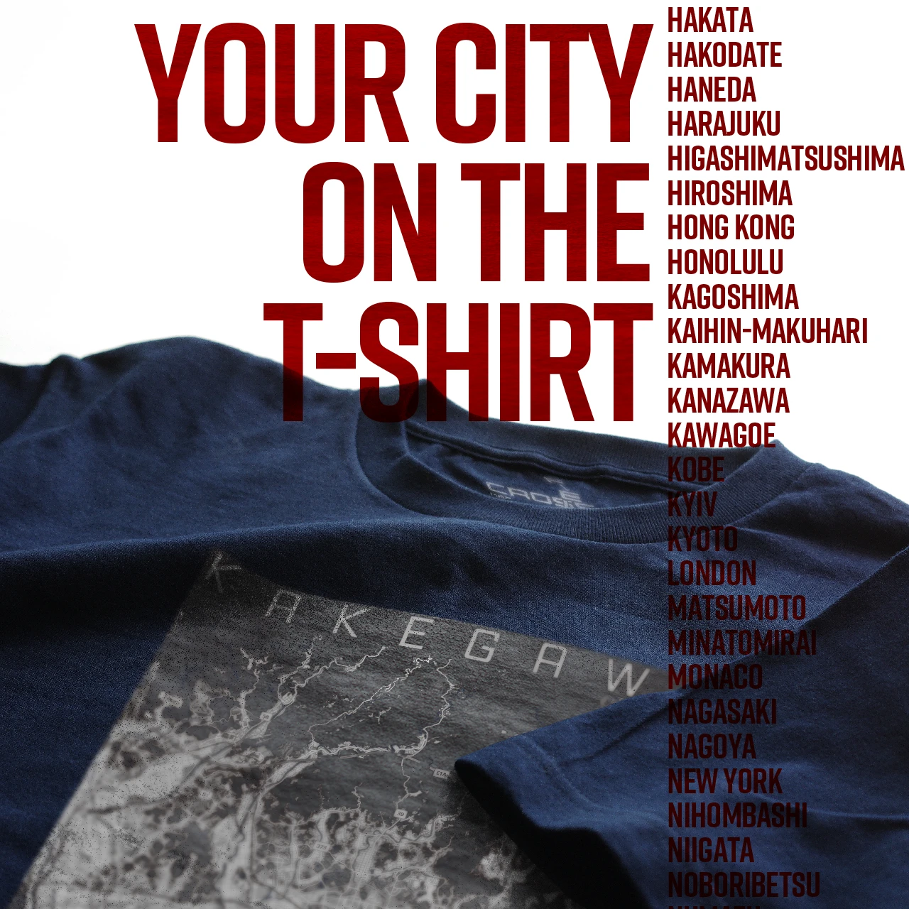 Your City on the T-shirt