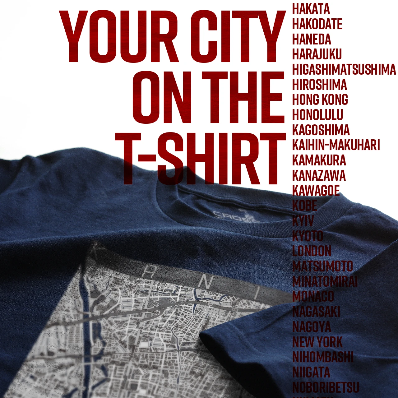 Your City on the T-shirt
