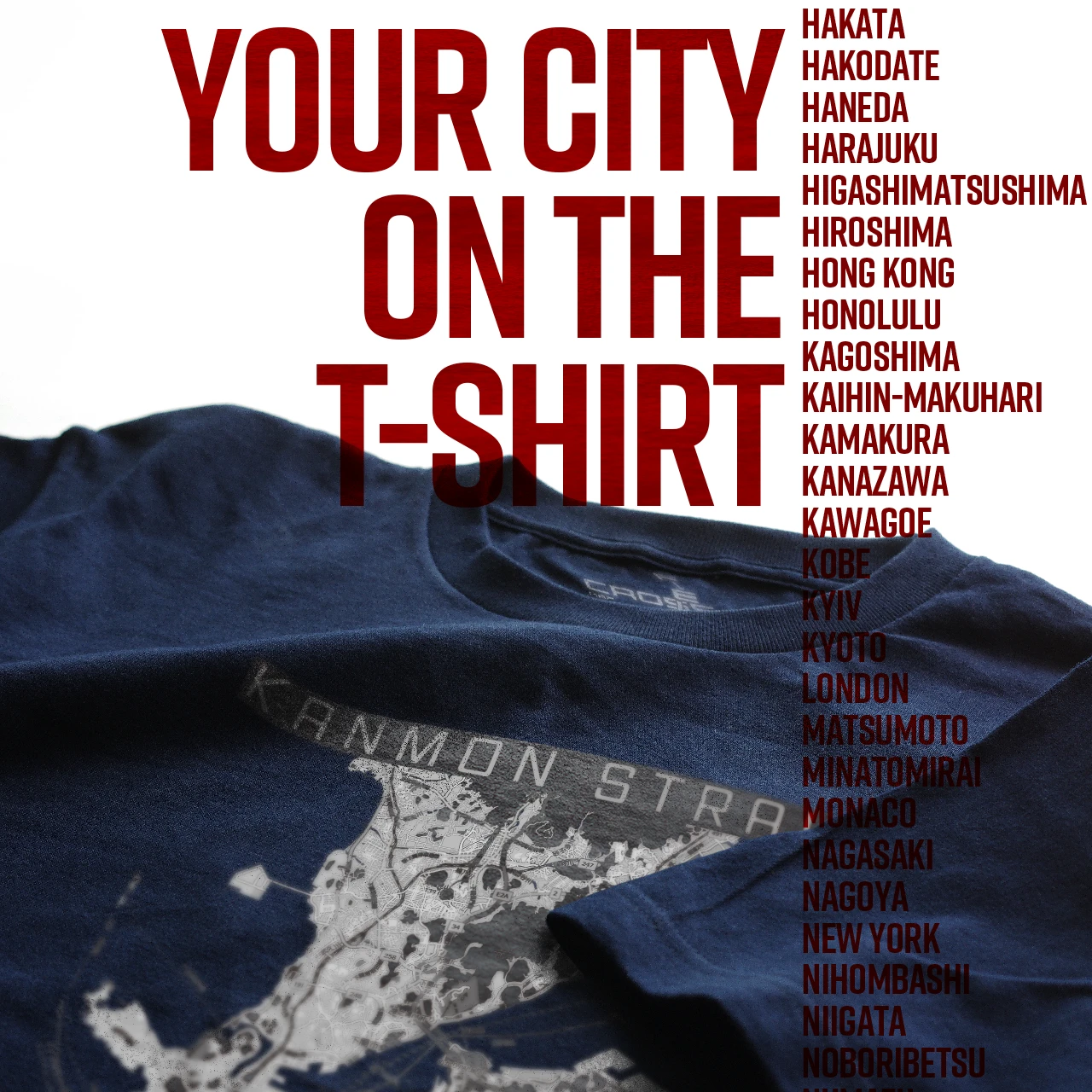 Your City on the T-shirt