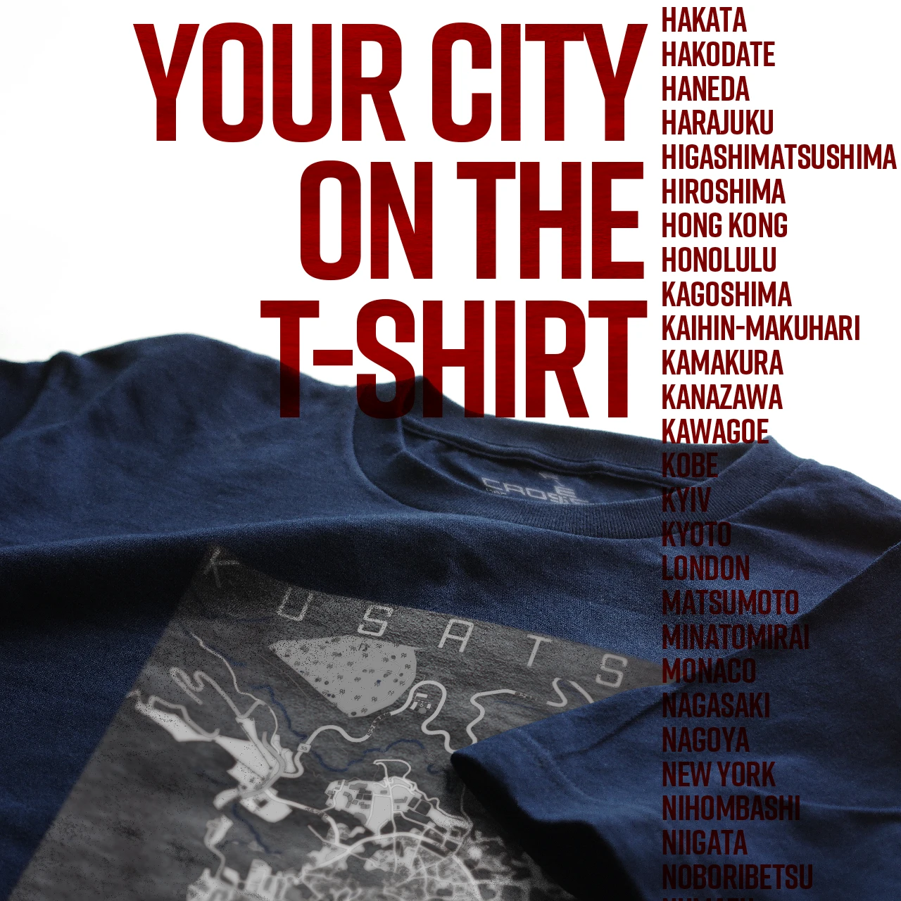 Your City on the T-shirt