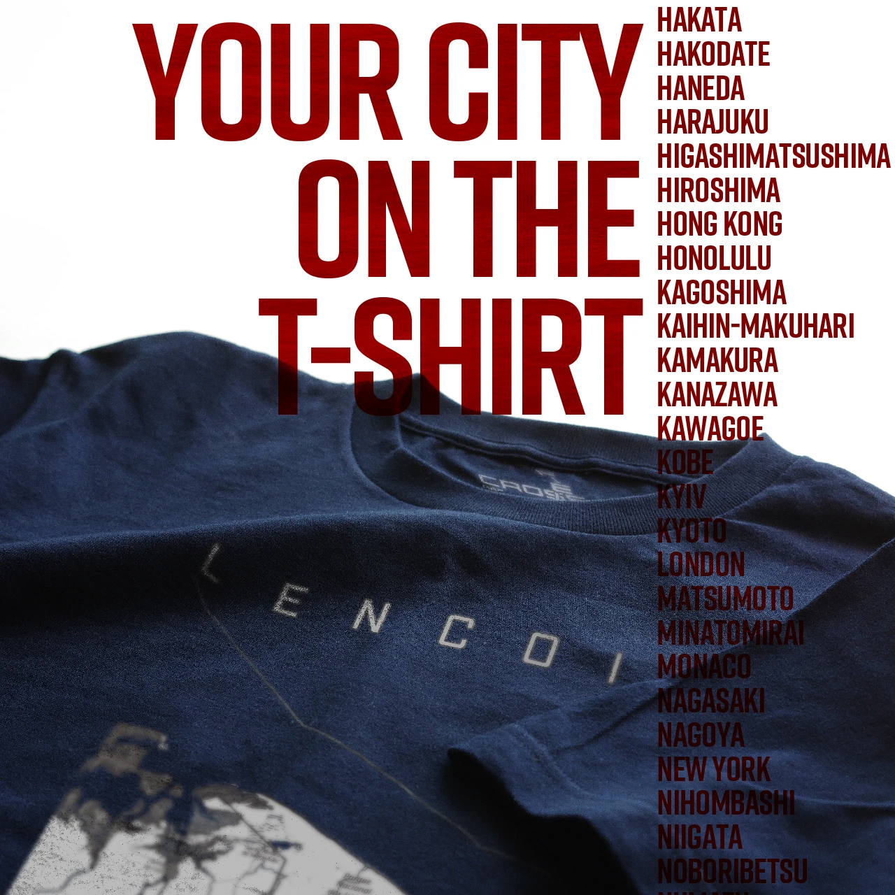 Your City on the T-shirt