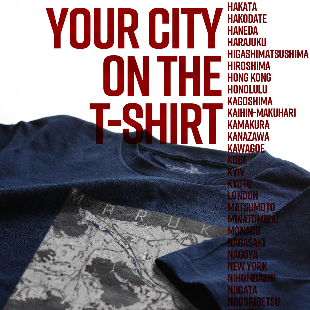 Your City on the T-shirt