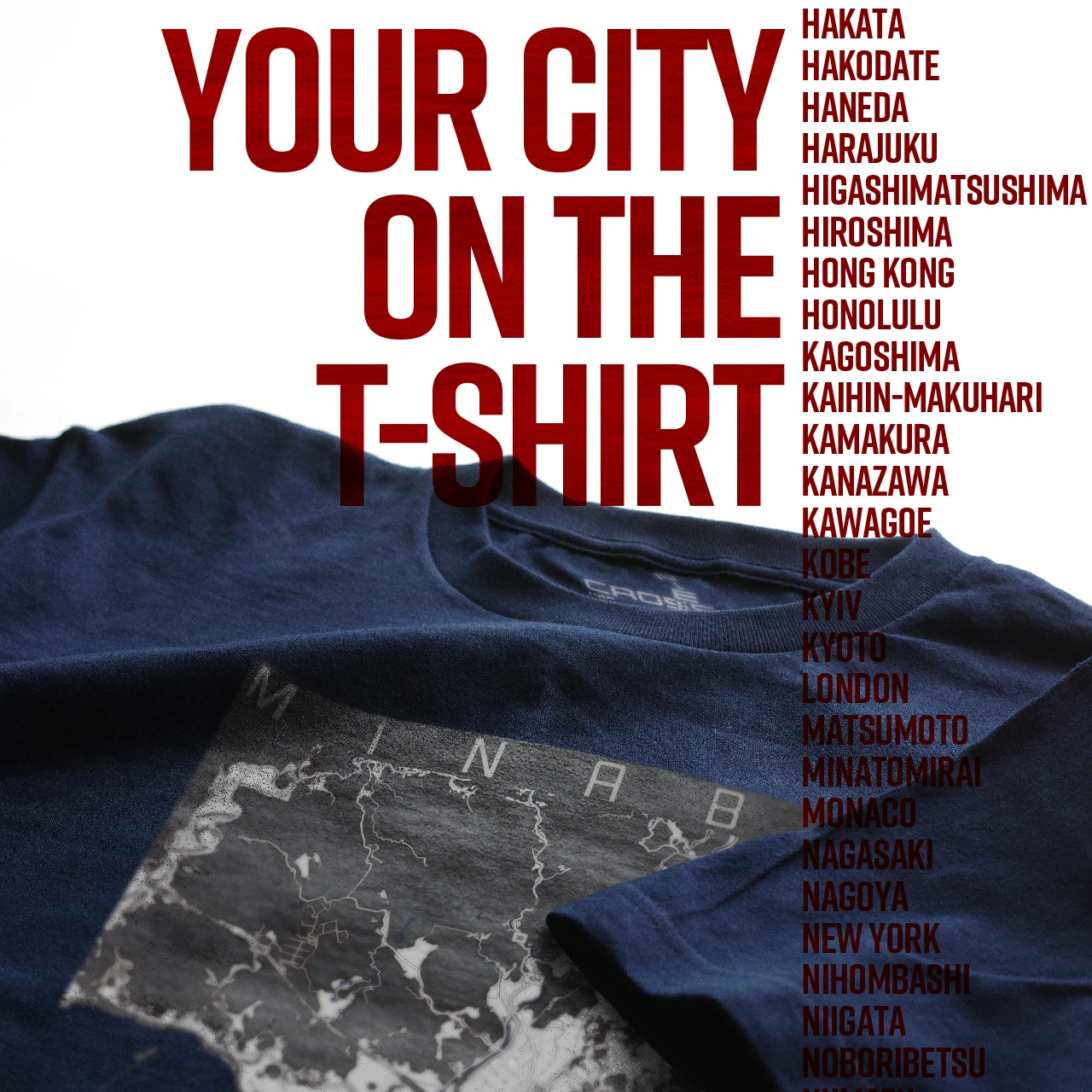 Your City on the T-shirt
