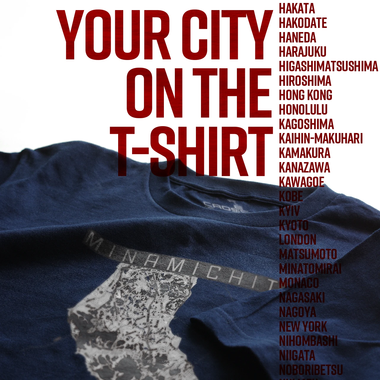 Your City on the T-shirt