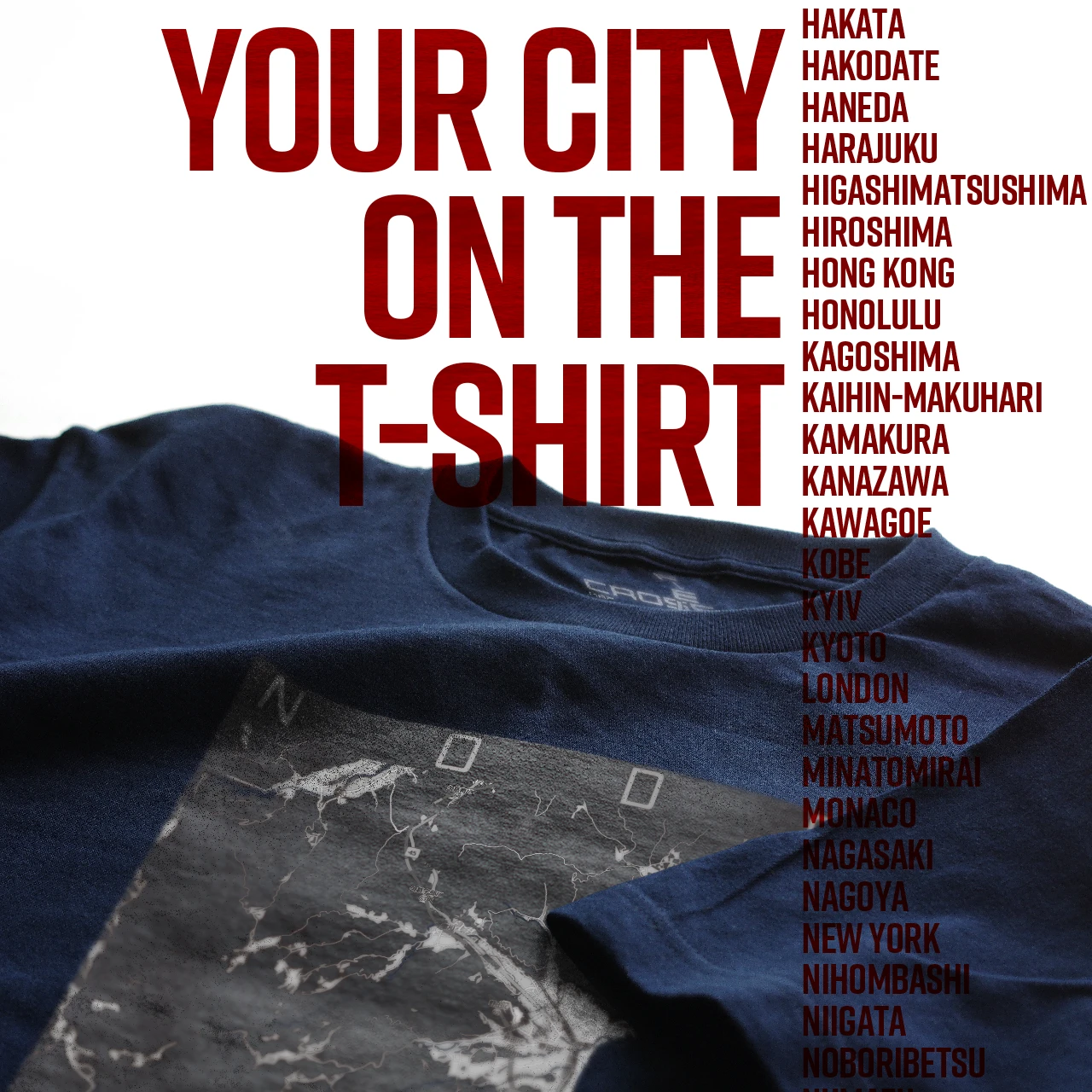 Your City on the T-shirt