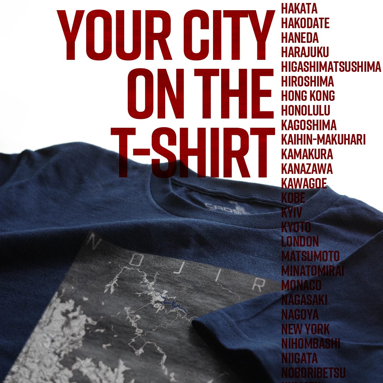 Your City on the T-shirt