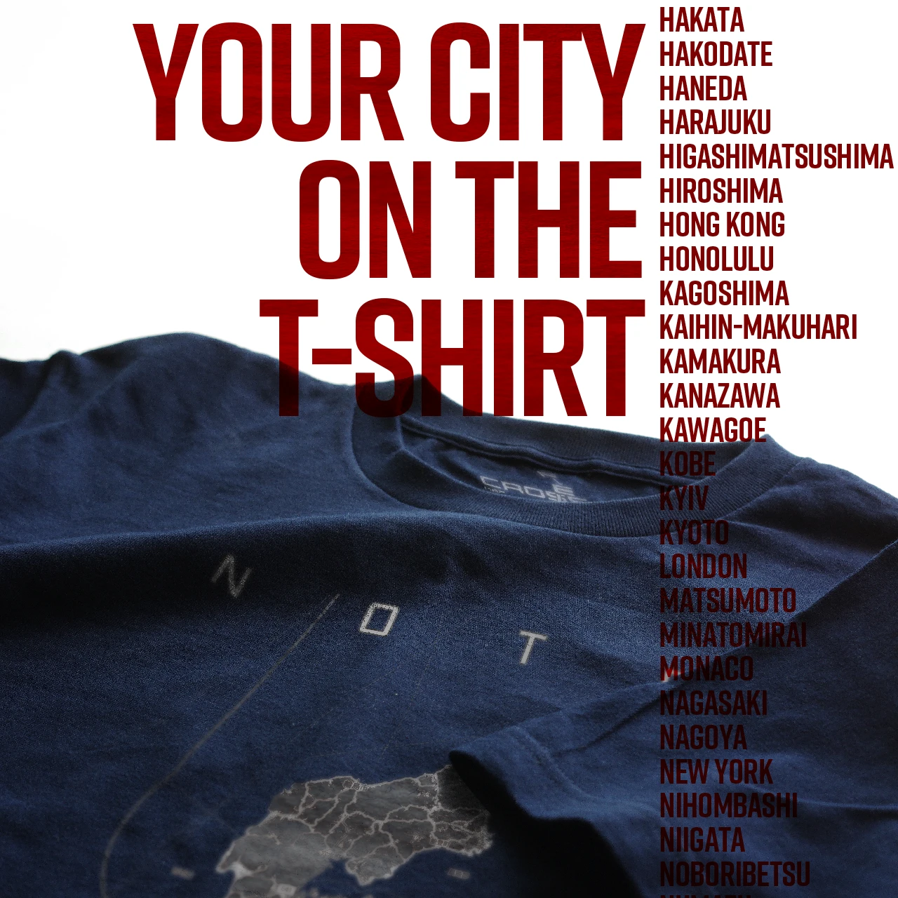 Your City on the T-shirt