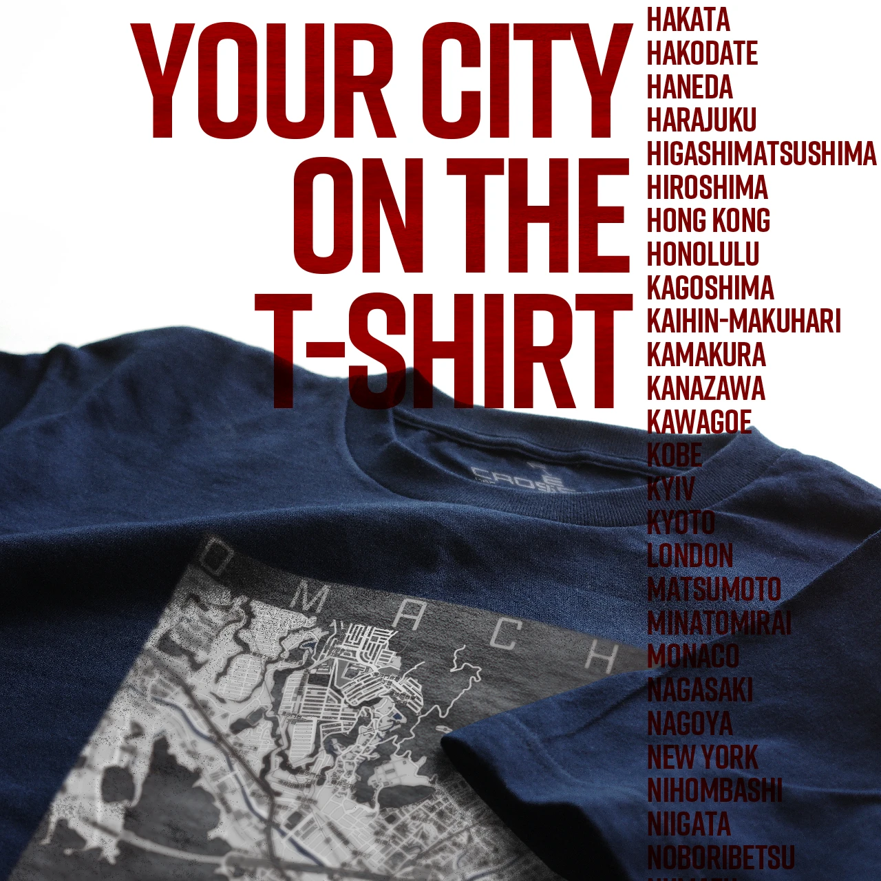 Your City on the T-shirt