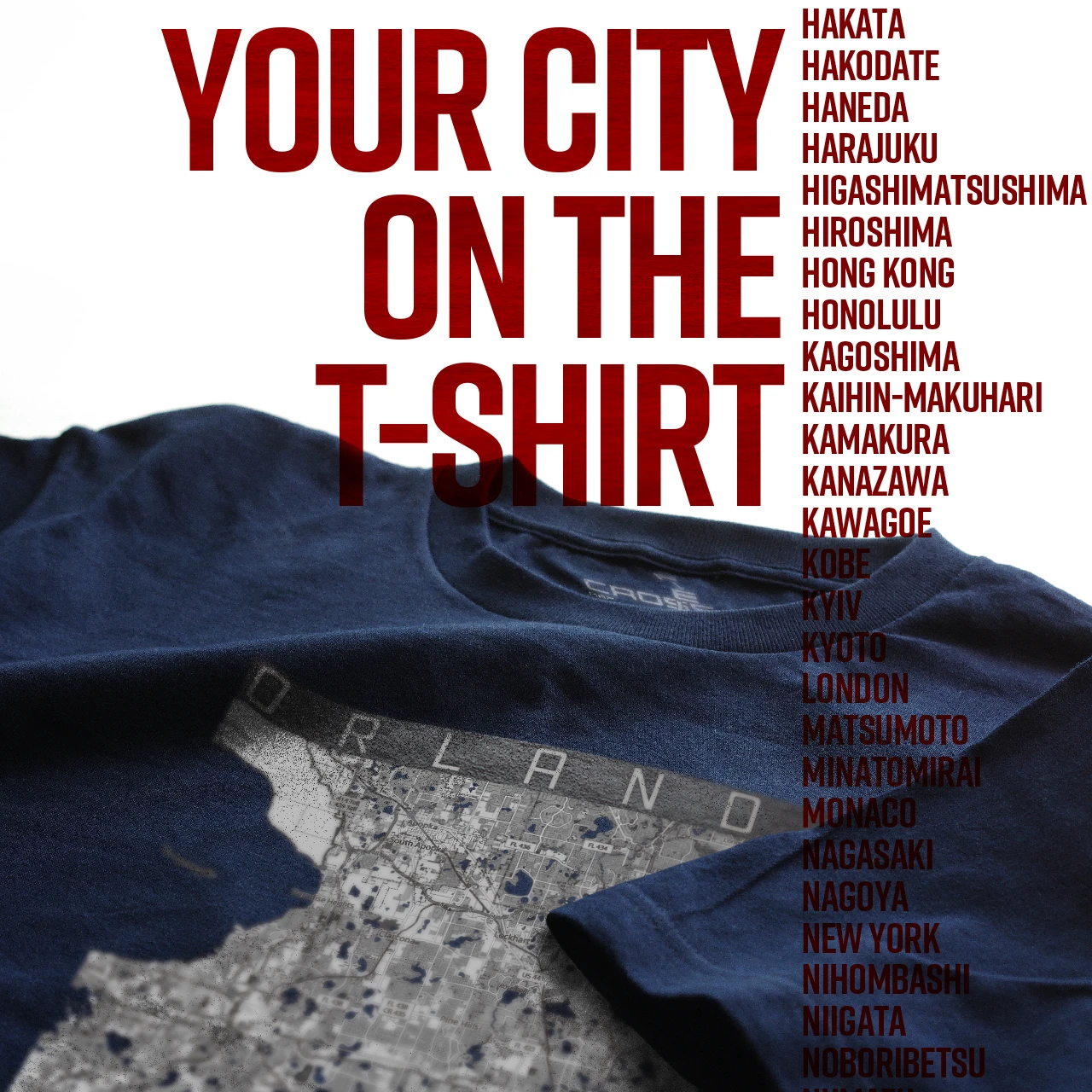 Your City on the T-shirt