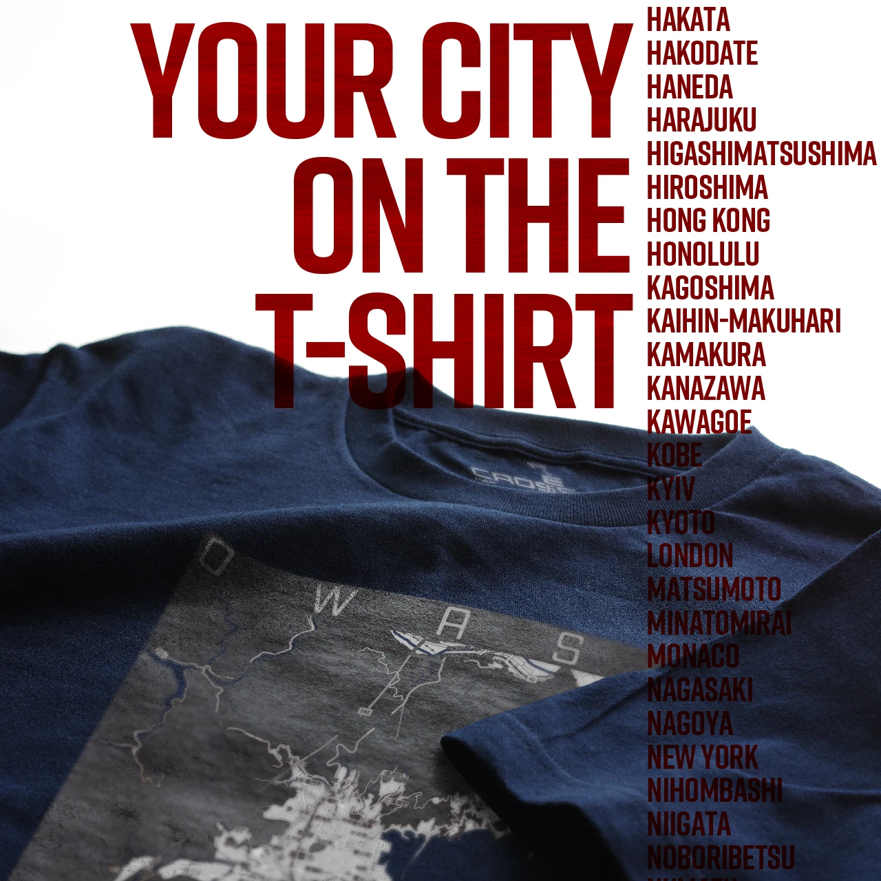 Your City on the T-shirt