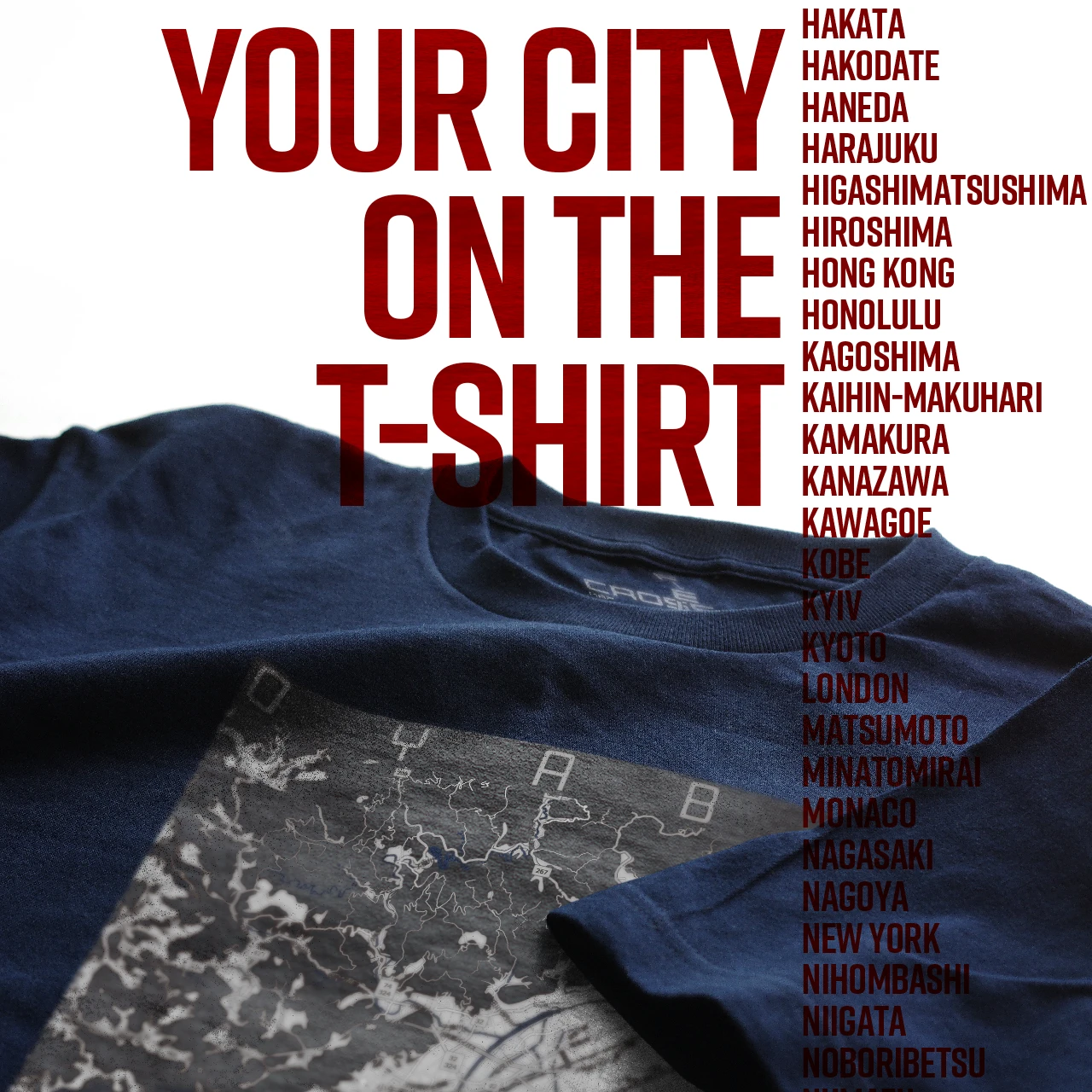 Your City on the T-shirt