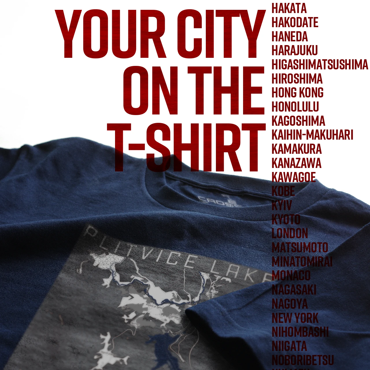 Your City on the T-shirt