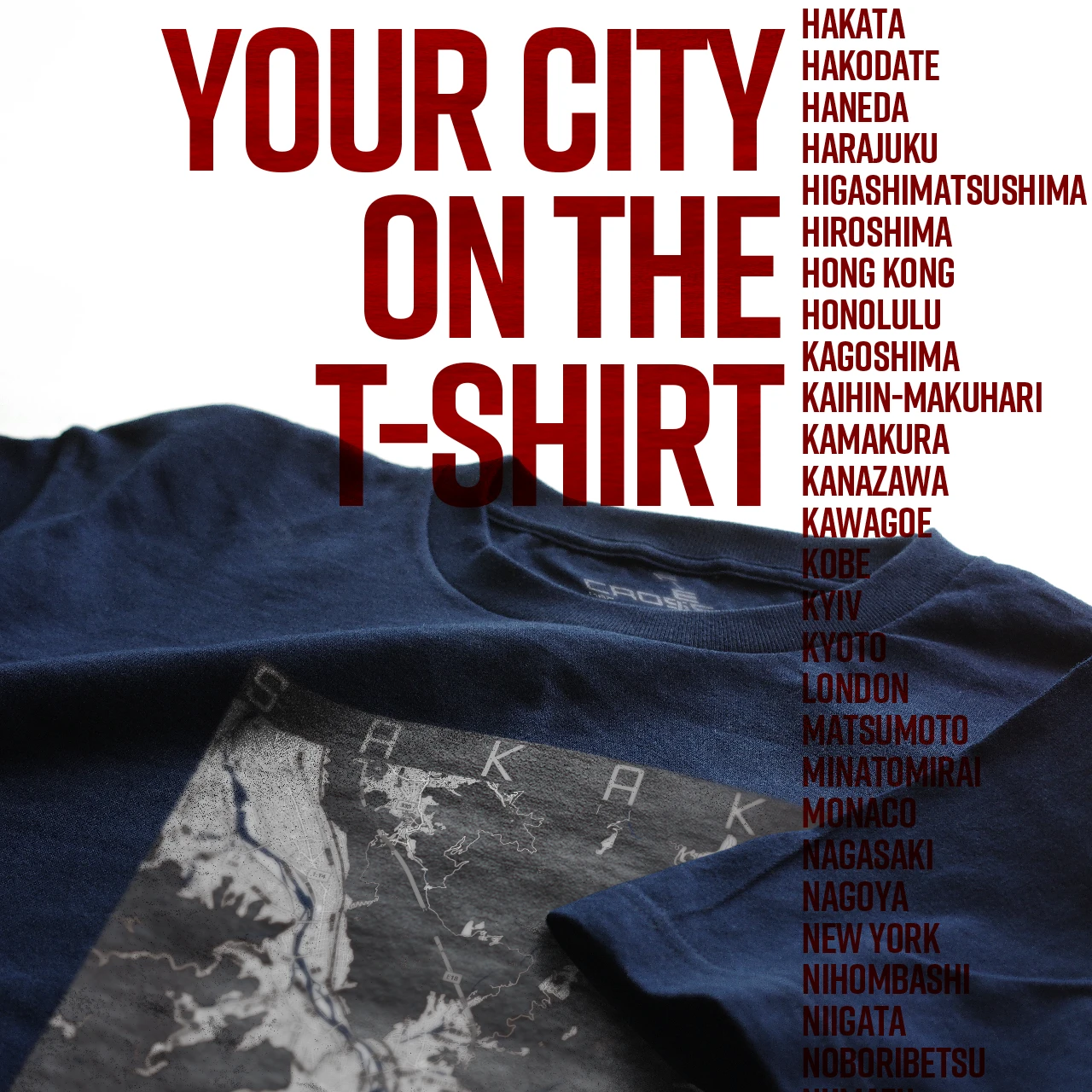 Your City on the T-shirt