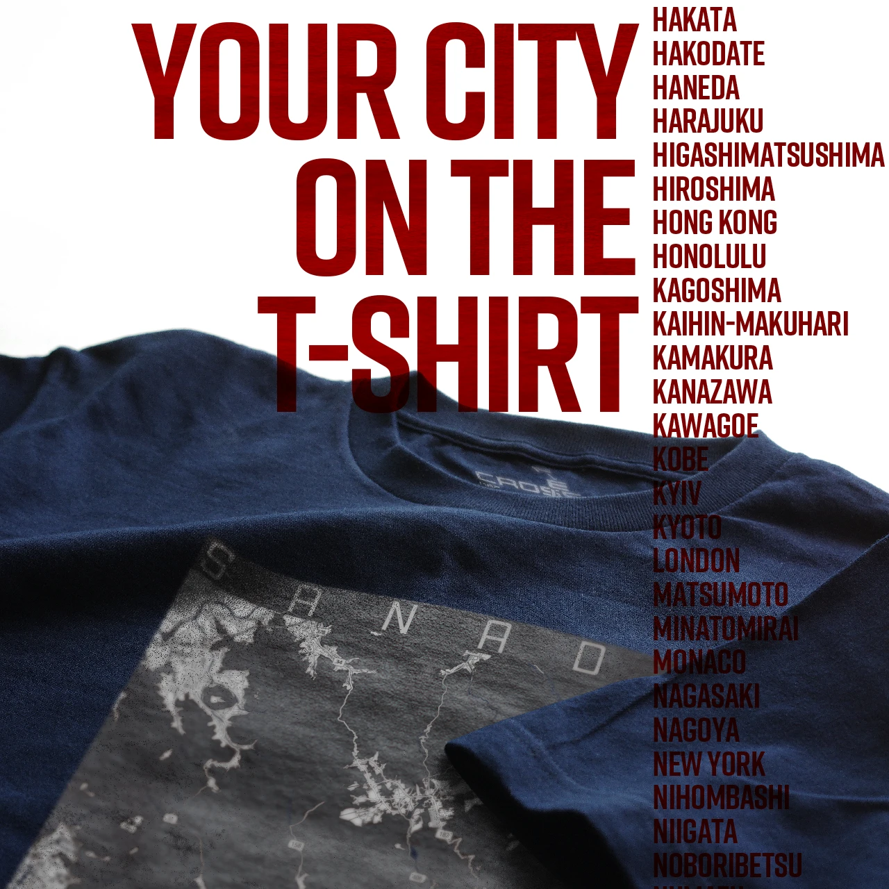 Your City on the T-shirt