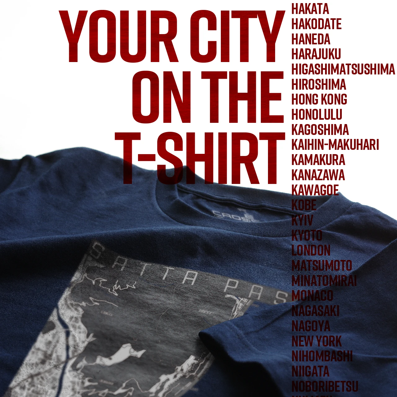 Your City on the T-shirt