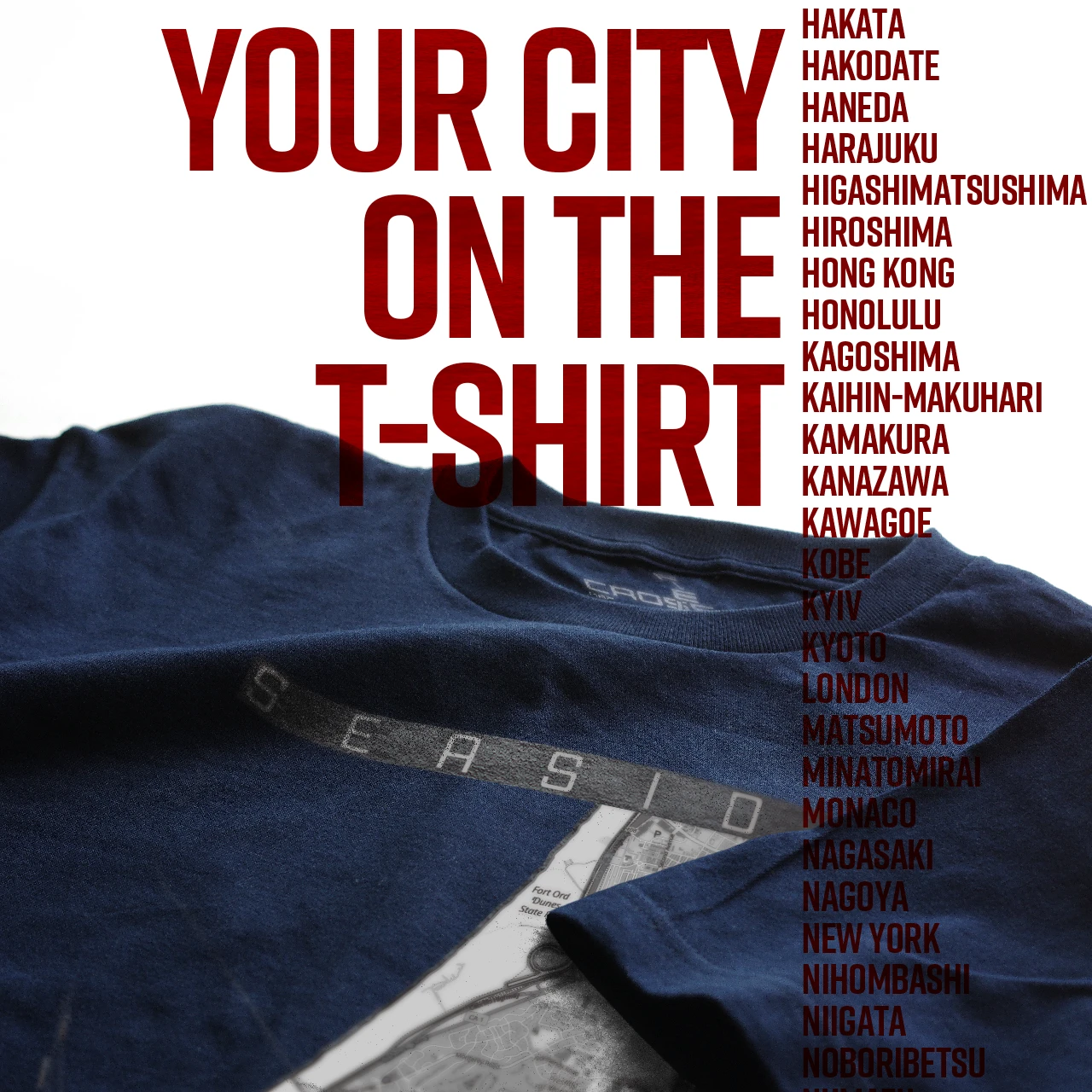 Your City on the T-shirt