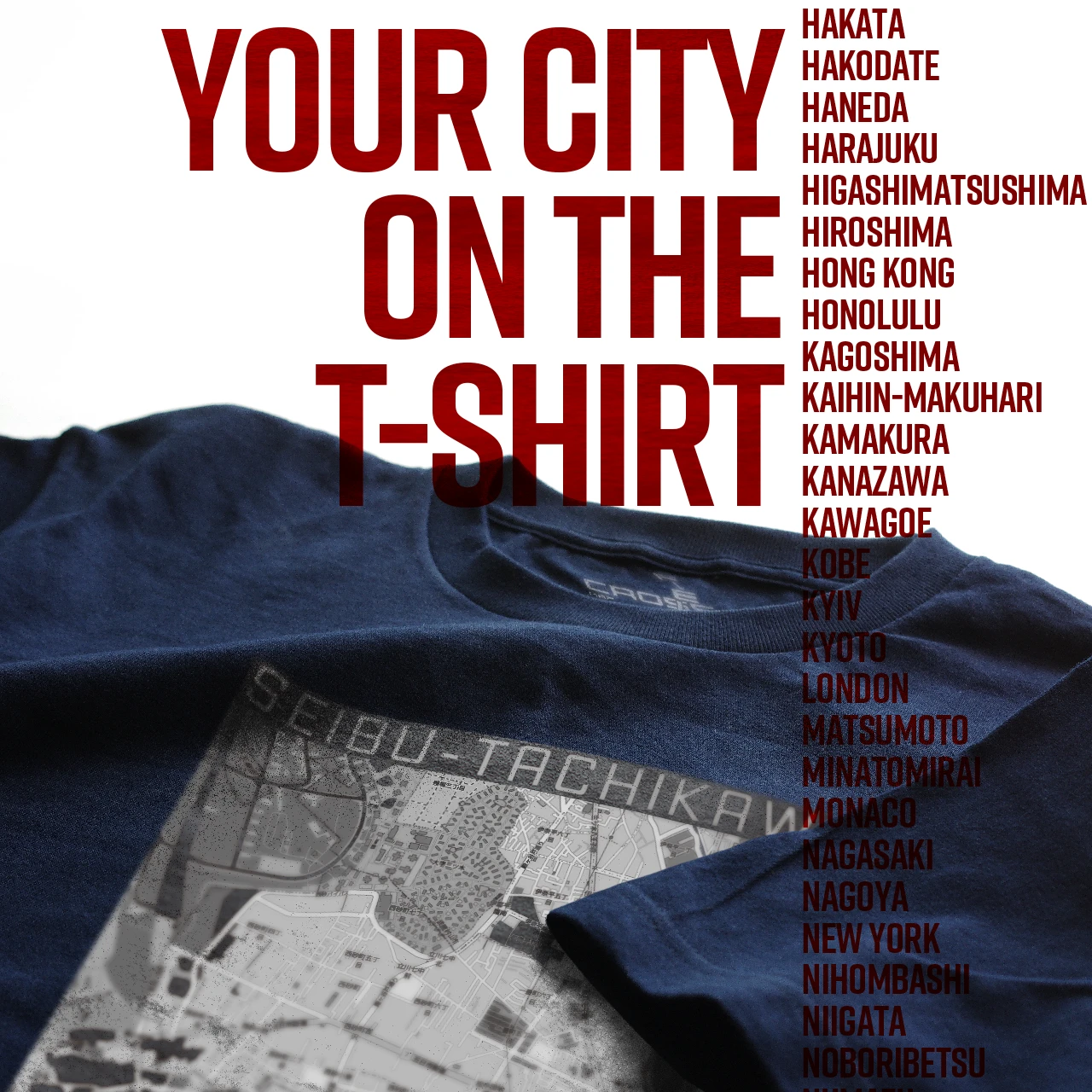 Your City on the T-shirt