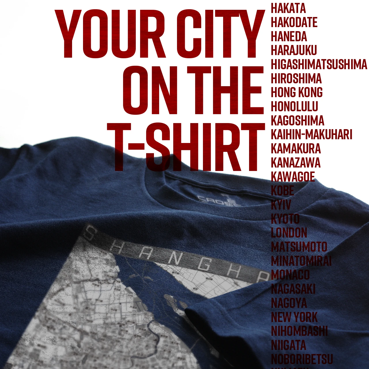 Your City on the T-shirt