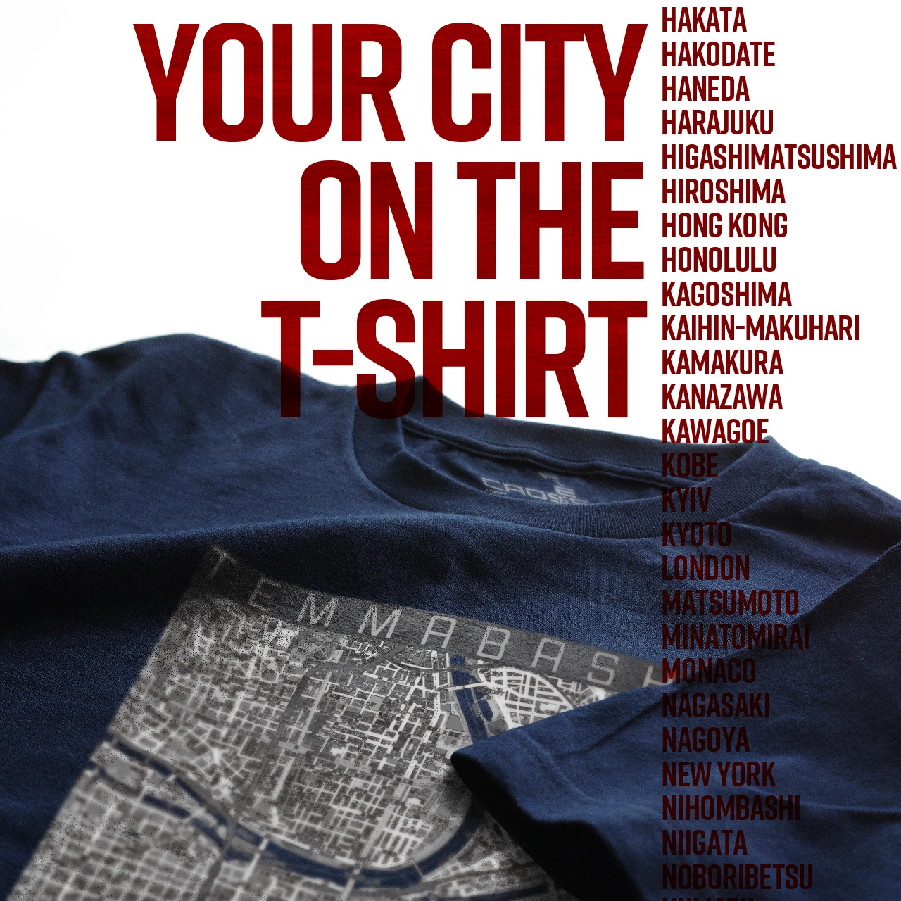 Your City on the T-shirt