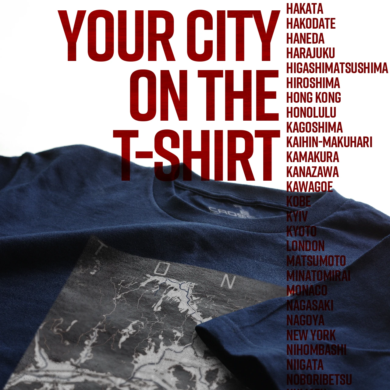 Your City on the T-shirt