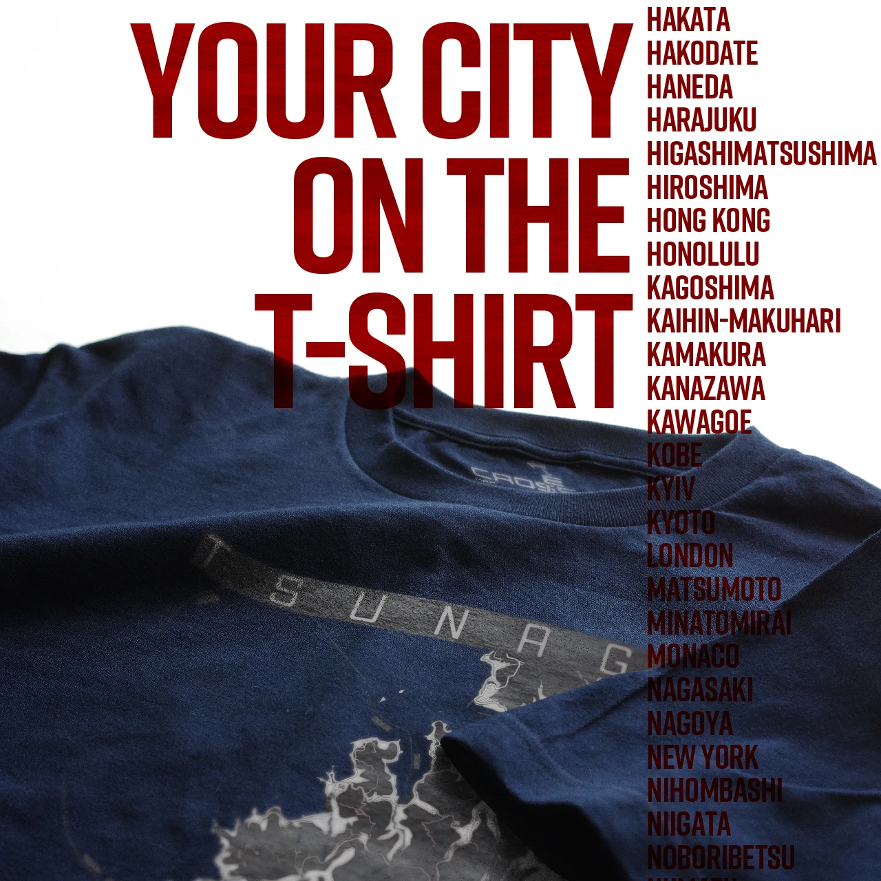 Your City on the T-shirt