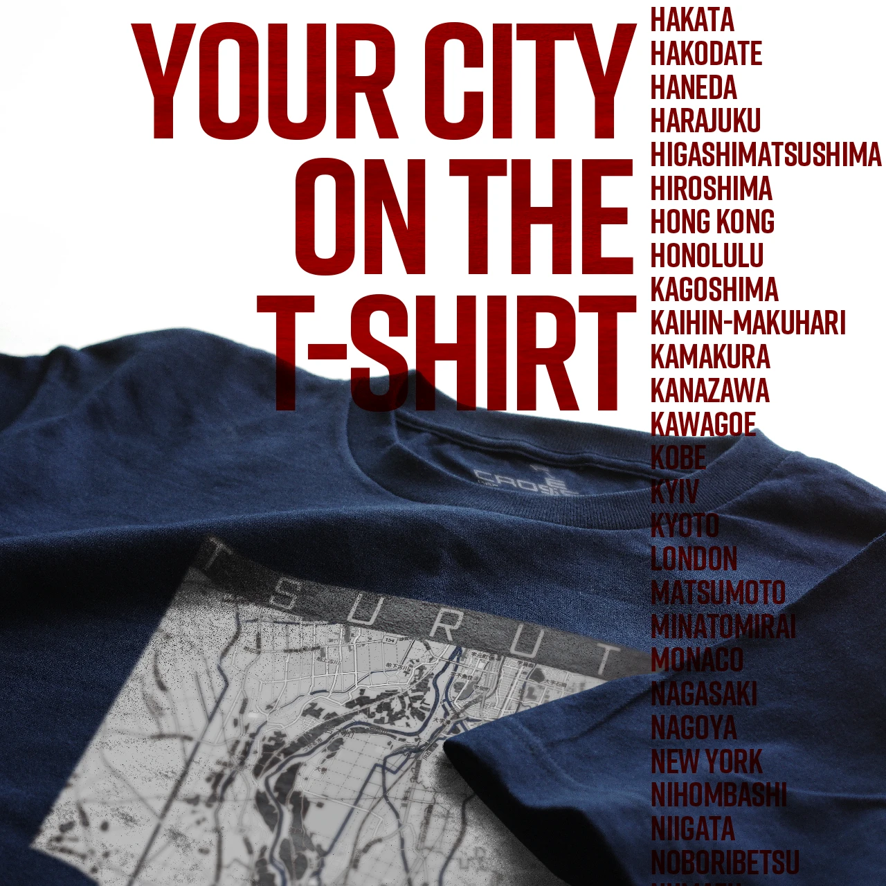 Your City on the T-shirt