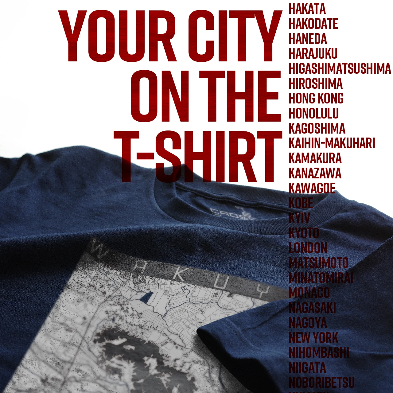 Your City on the T-shirt