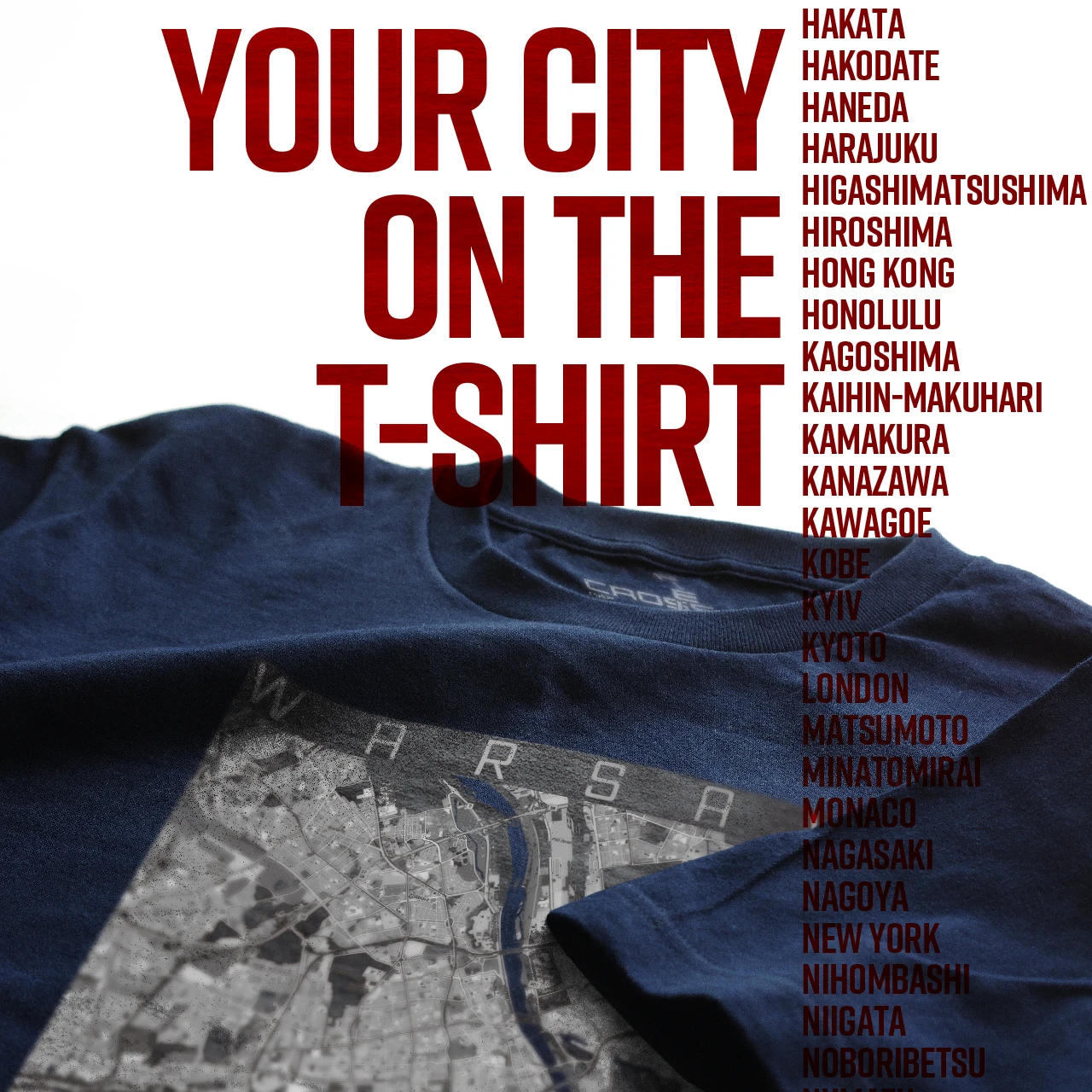 Your City on the T-shirt