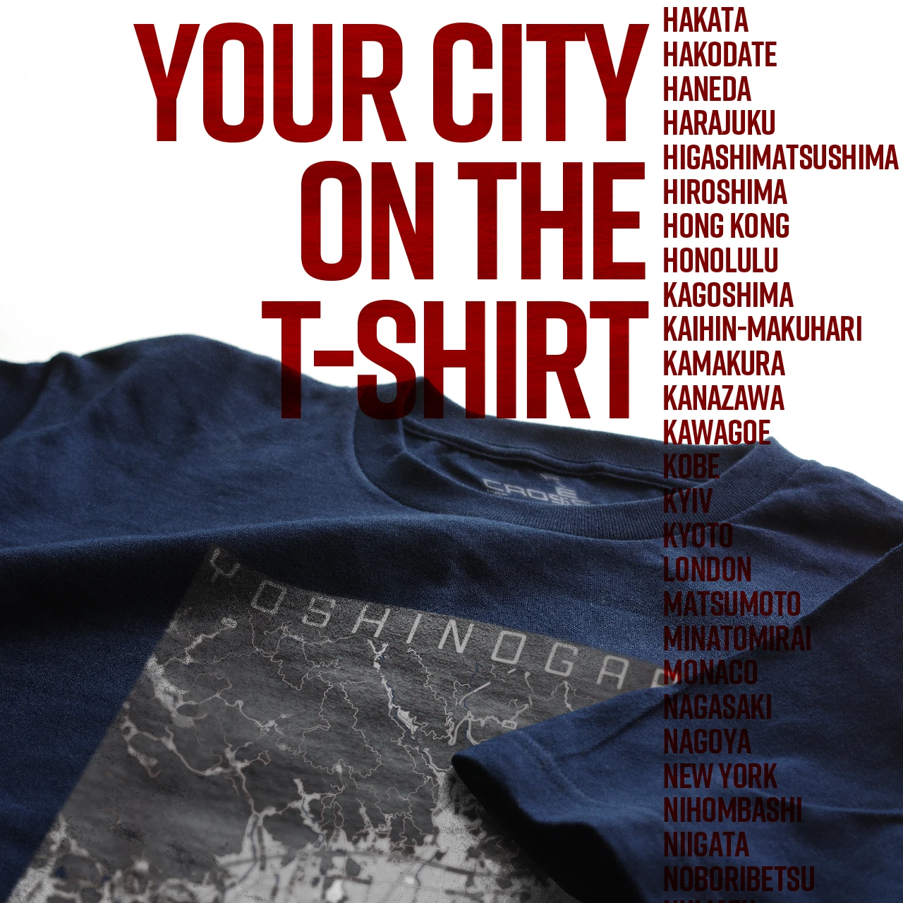 Your City on the T-shirt