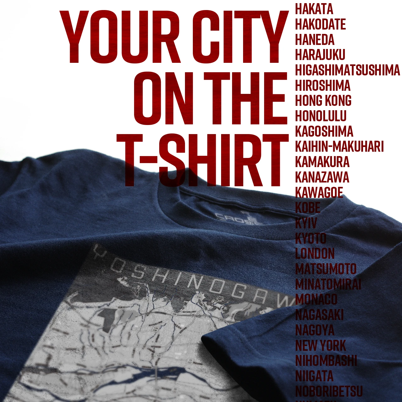 Your City on the T-shirt