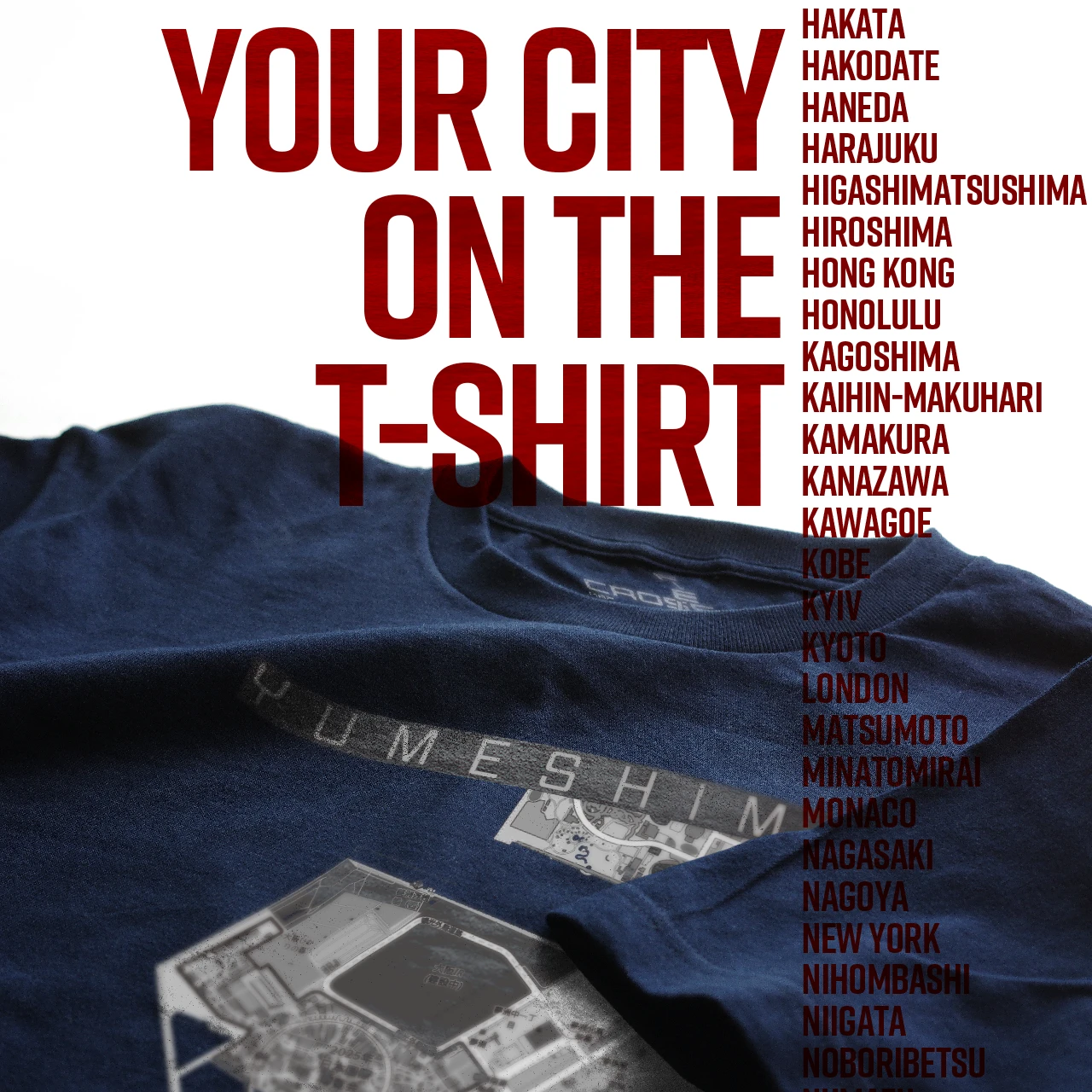Your City on the T-shirt