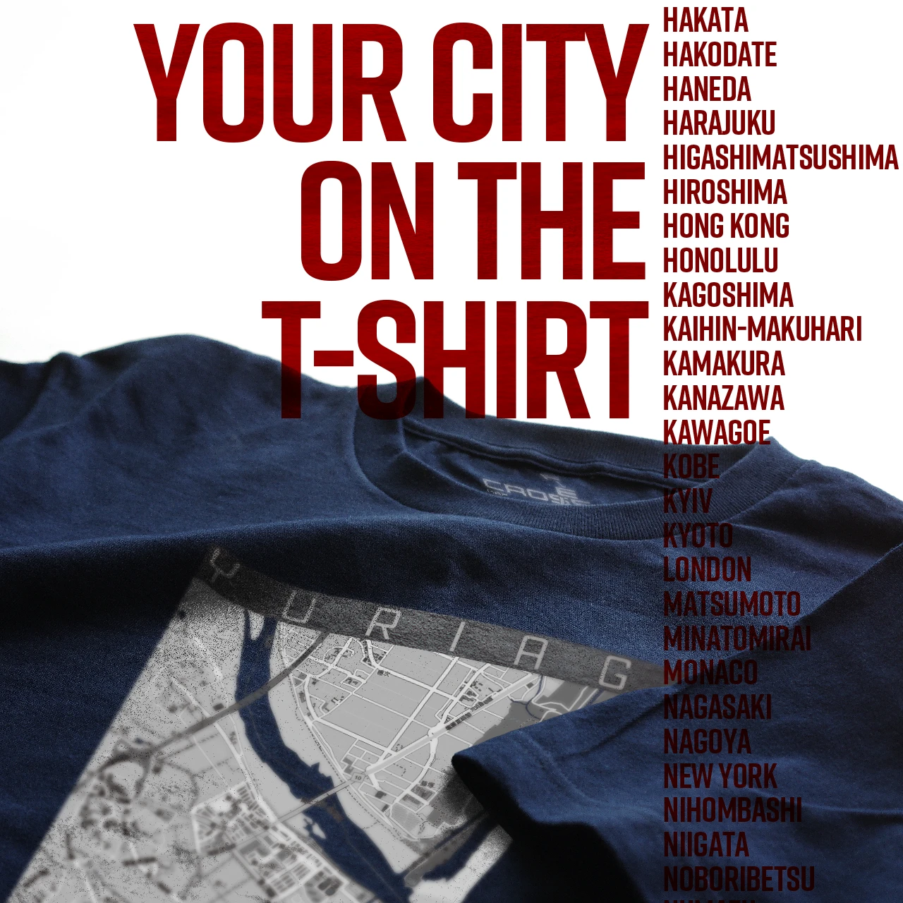 Your City on the T-shirt