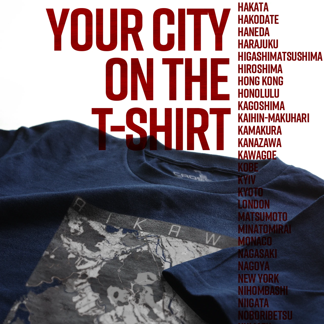 Your City on the T-shirt