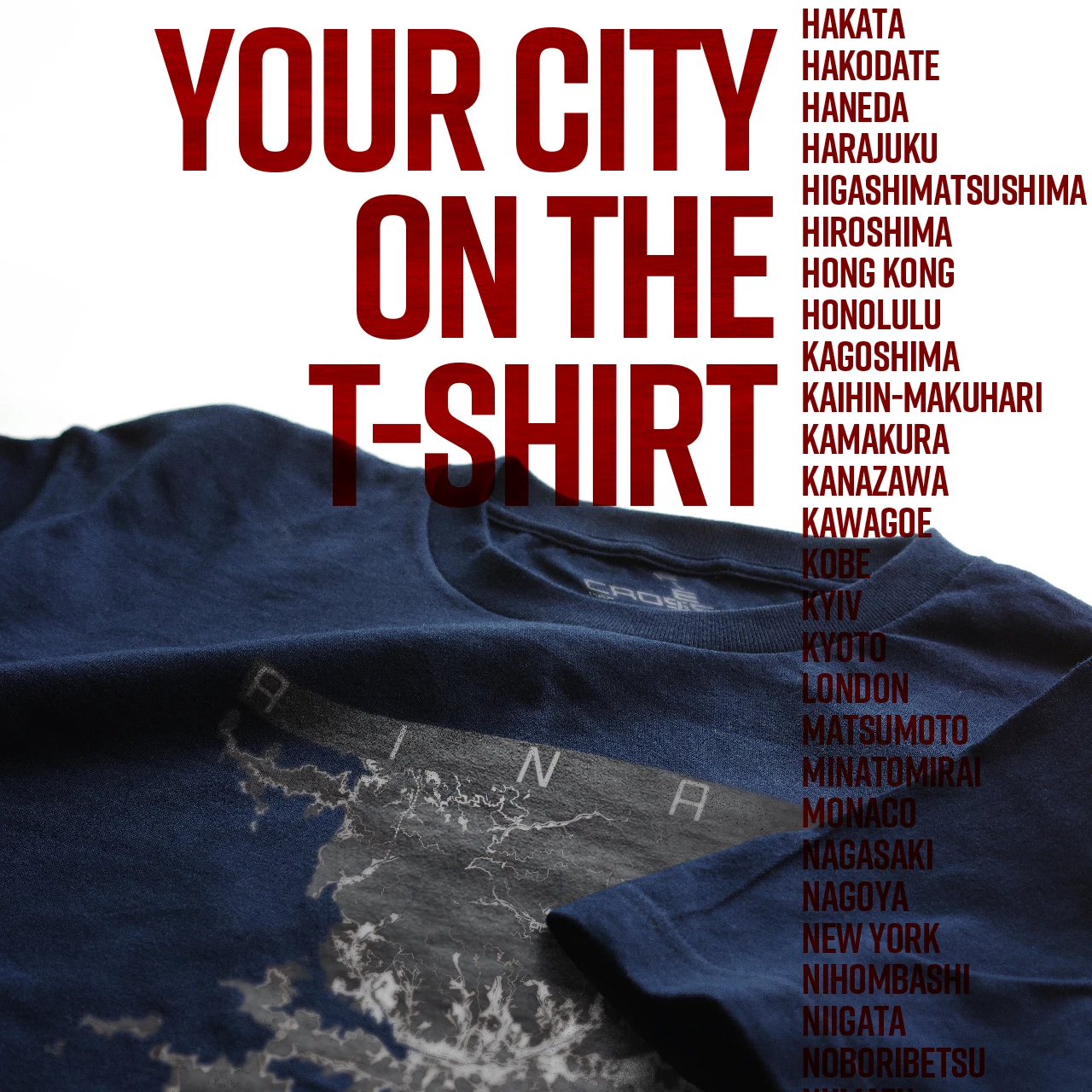 Your City on the T-shirt