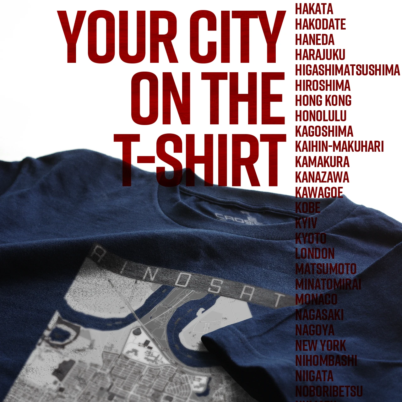 Your City on the T-shirt