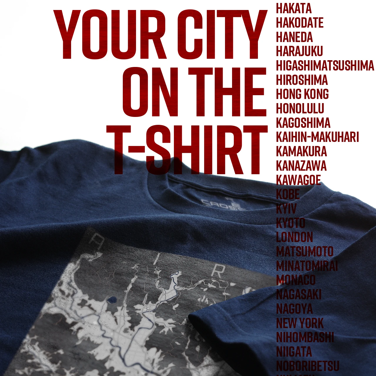 Your City on the T-shirt