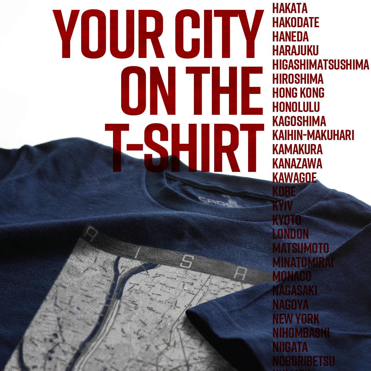 Your City on the T-shirt