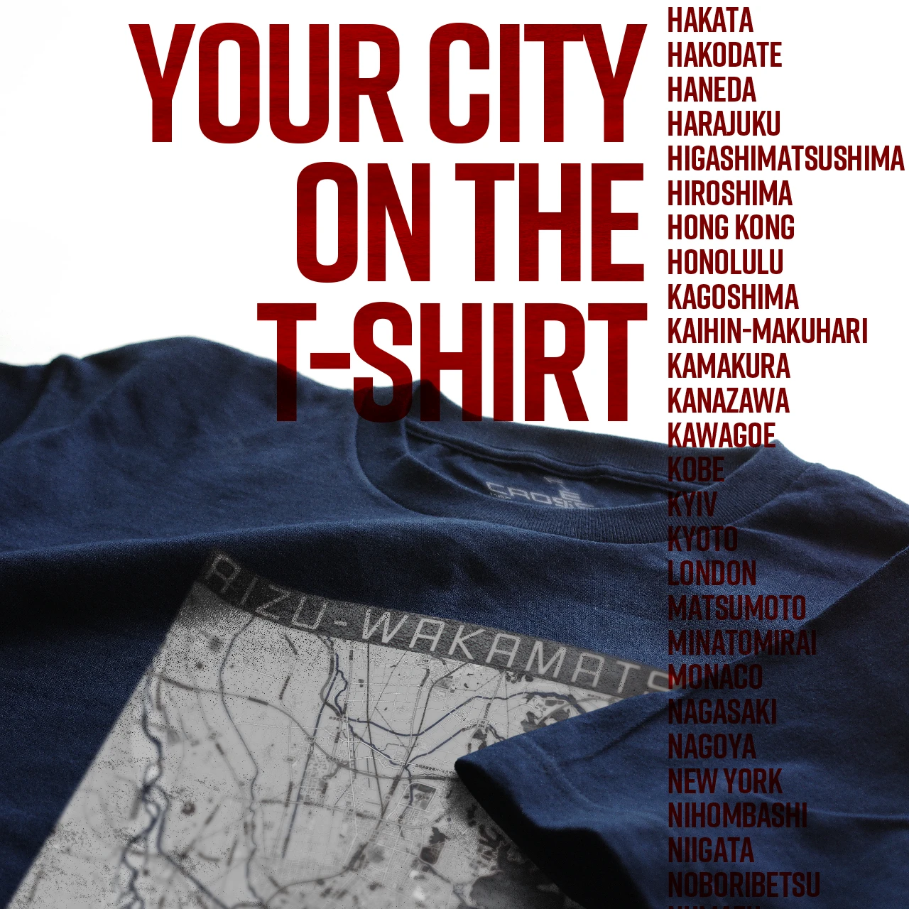 Your City on the T-shirt