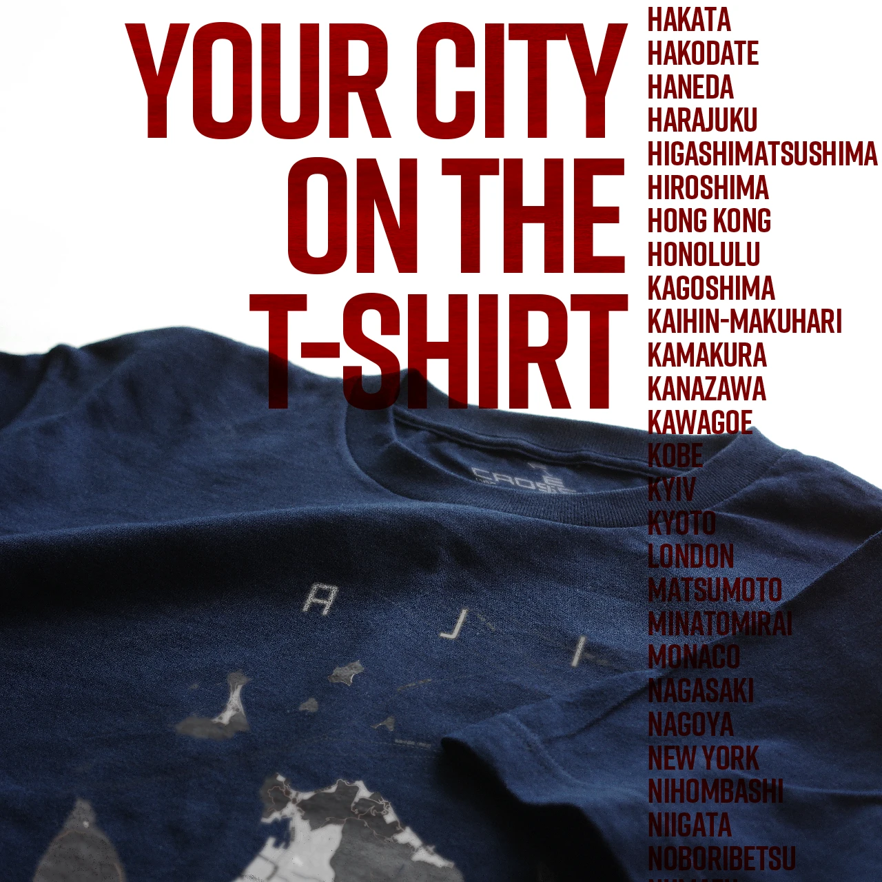 Your City on the T-shirt