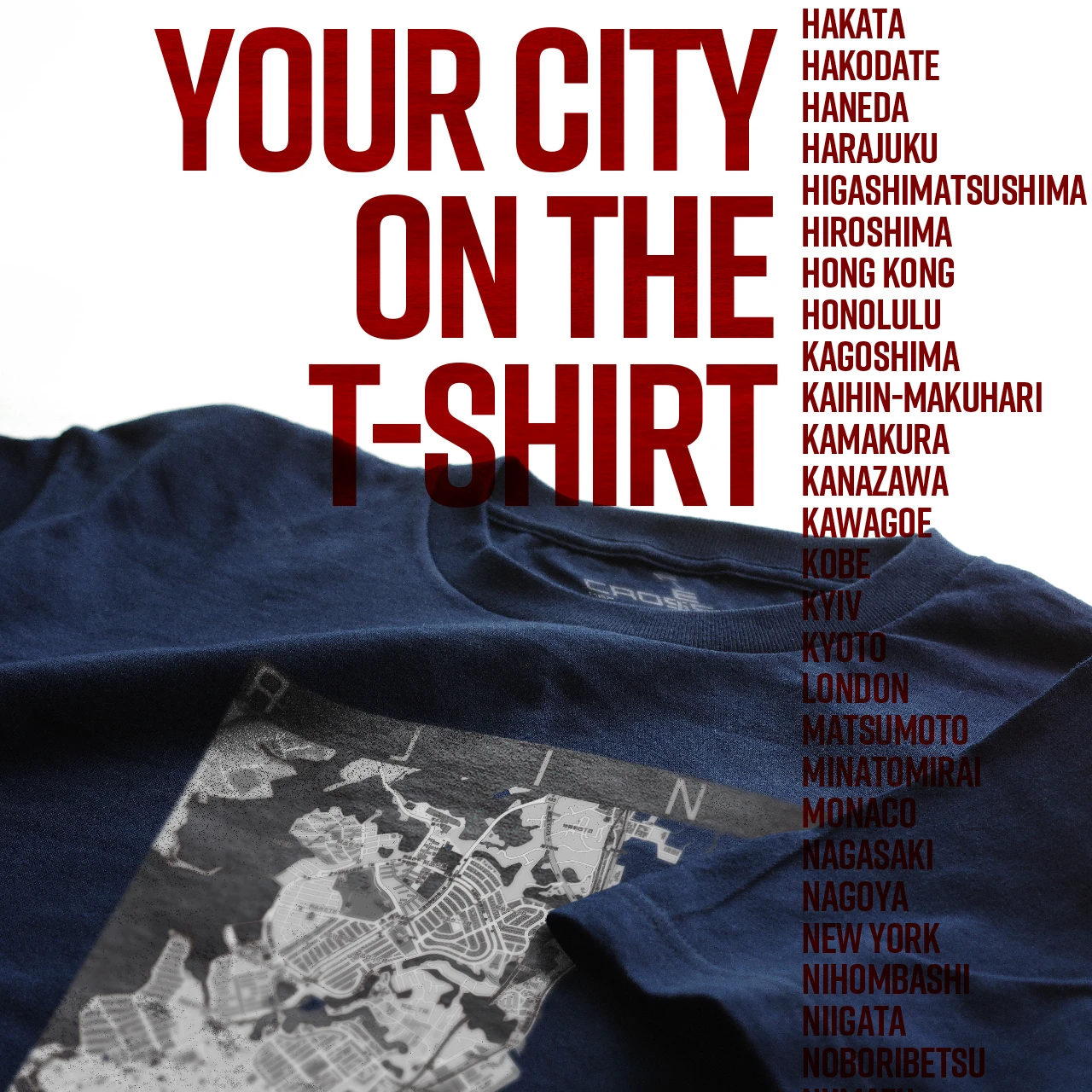 Your City on the T-shirt